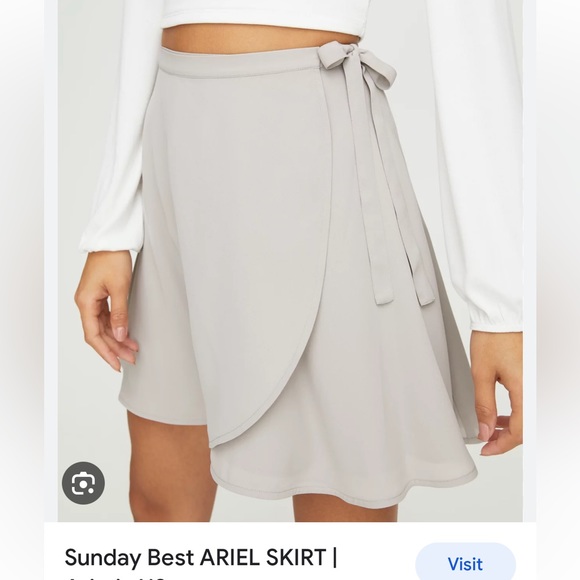 Aritzia Dresses & Skirts - Sunday Best Ariel Skirt Size 6.  Great condition.  Taupe.  From Aritzia.